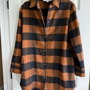 Steve Madden Buffalo Plaid Utility Jacket